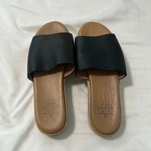 aquatalia sandals! size 5 and slightly worn